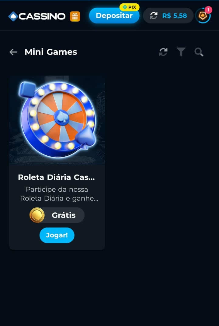 Roleta diária Cassino.bet