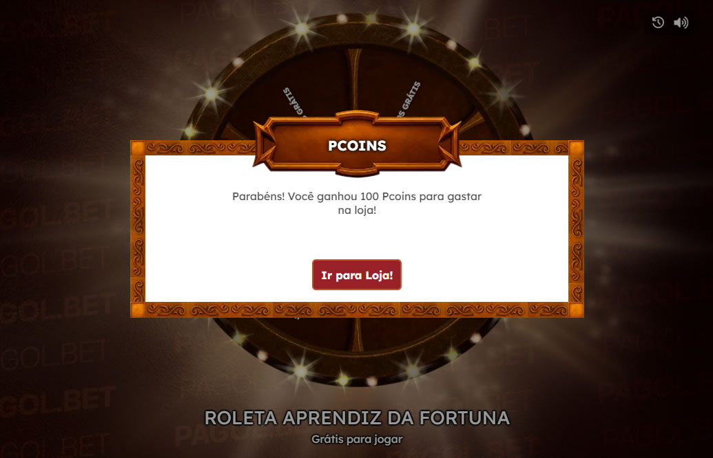 Roleta Premiada Pagol com giro grátis e prêmios em saldo real e PCoins