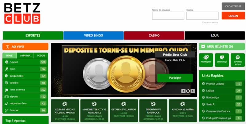 BetzClub Bônus - 300 - Casa de Apostas
