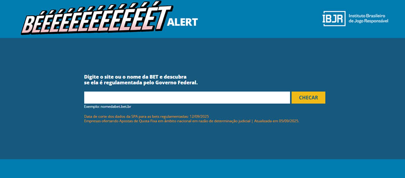 BetAlert IBJR - Ferramenta contra apostas ilegais no Brasil